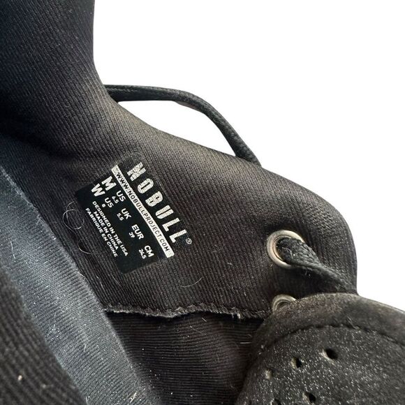 NoBull Canvas Trainer Black Low Top Lace Up Crossfit women’s 8 reflective shoe - Picture 5 of 9